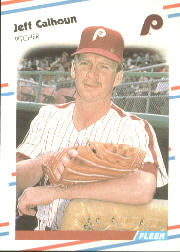 1988 Fleer Baseball Cards      299     Jeff Calhoun